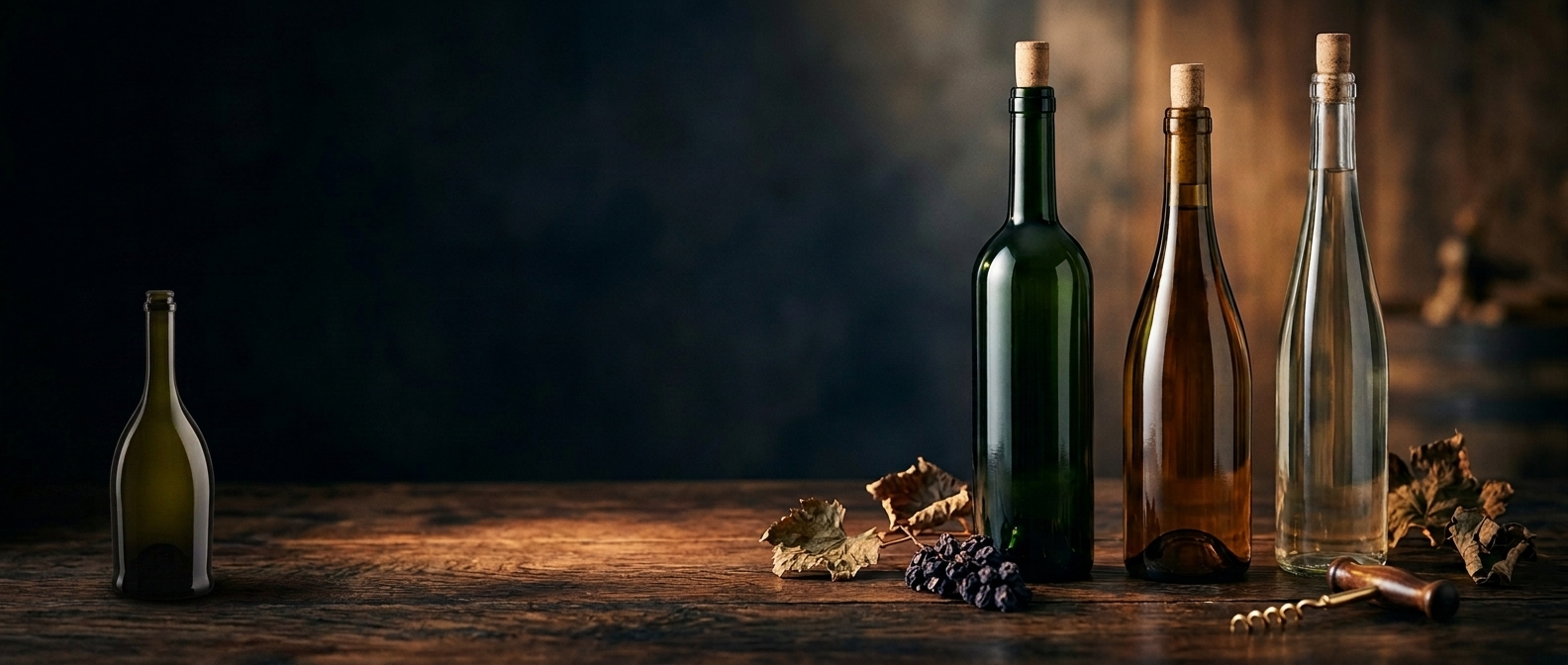 Garrafas para Vinhos e Espumantes